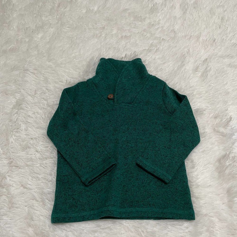 Baby Jumping Beans Dark Green Sweatshirt Size 18 Months - Picture 2 of 7
